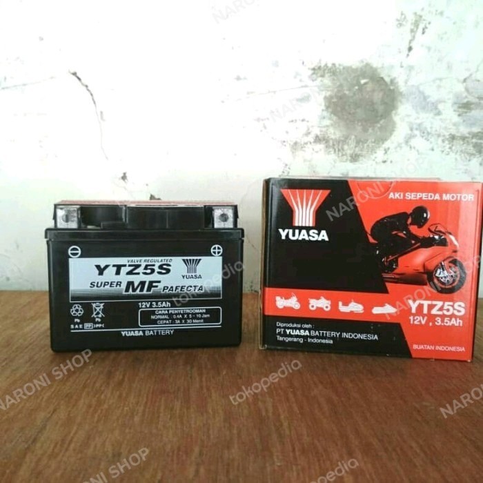 AKI MOTOR YUASA YTZ5S AKI KERING YUASA YTZ5S