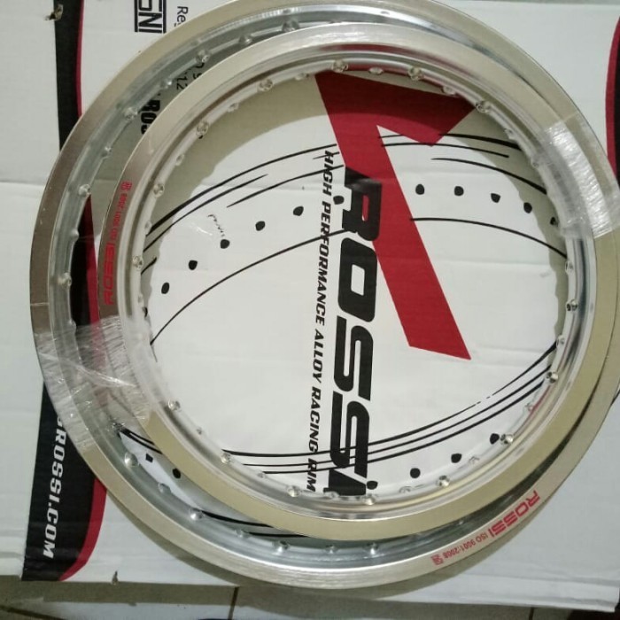 PAKETAN VELG JARI -JARI V ROSSI RING 16 19 HOLE 28 KLX 150 SILVER