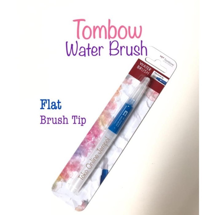 

FLAT Water Brush Tip Kuas Cat Air Color 160033 Tombow ATK0878TW HOT SALE