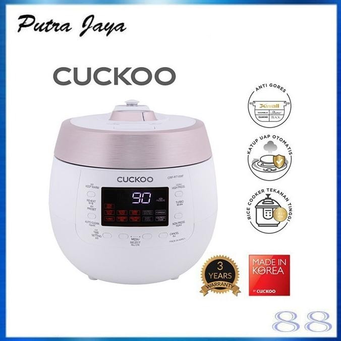 Best Seller Cuckoo Twin Pressure Rice Cooker 1.8 L Crp-Rt1008F Original