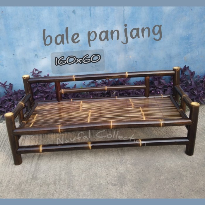 kursi bambu hitam/Wulung, bale bambu, kursi malas, kursi tamu, kursi