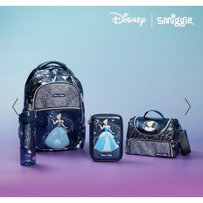 Smiggle Tas Anak Sekolah Ransel Luncbag Tempat Makan Cinderella Smigel