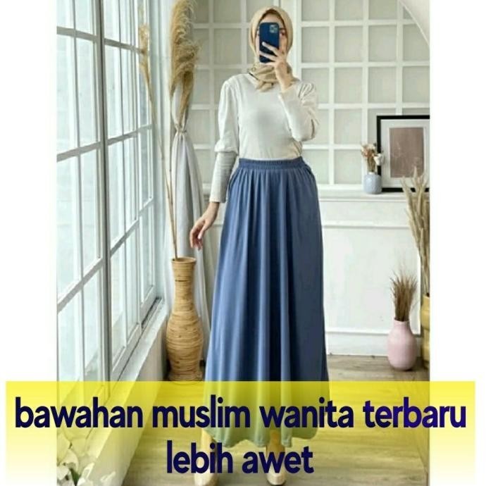 [Terlaris] Bawahan Rok Muslim Wanita