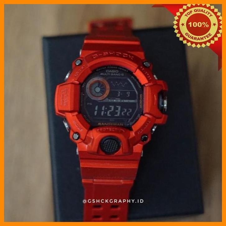 (JOHA) GSHOCK GW9400 / GW9400BJ RANGEMAN SECOND WITH BNB MERAH HELLBOY AM