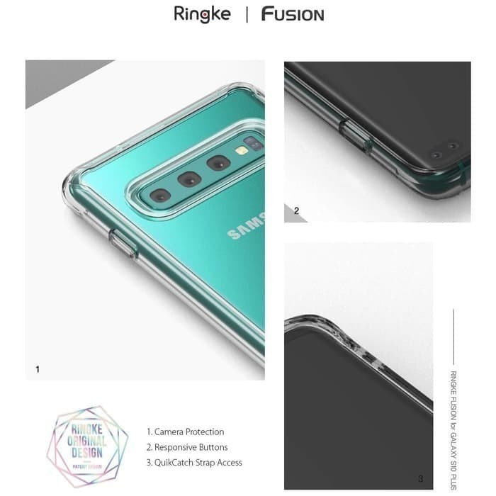 Rearth Ringke Fusion Case Casing Galaxy S10+ / S10 Plus