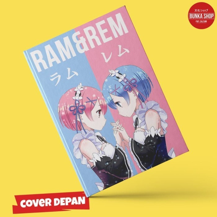 

Dijual Note Book Hardcover Anime Re Zero Rem And Ram Berkualitas