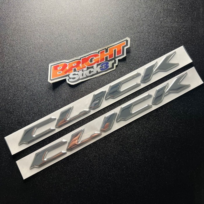 Emblem CLICK Emblem HONDA CLICK