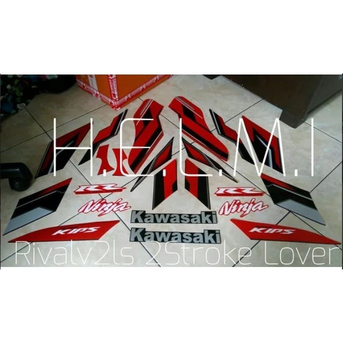 Striping Stiker Full Body Ninja 150 RR New Orange Oren 2015 Bukan Ori