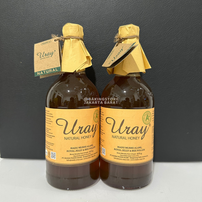 

Madu Uray Grade A+ Natural Honey 100% Madu Lebah Alami 875gr