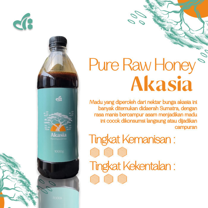 

Raw Honey by dBee - AKASIA 1000gr - Madu Mentah 100% Murni Asli