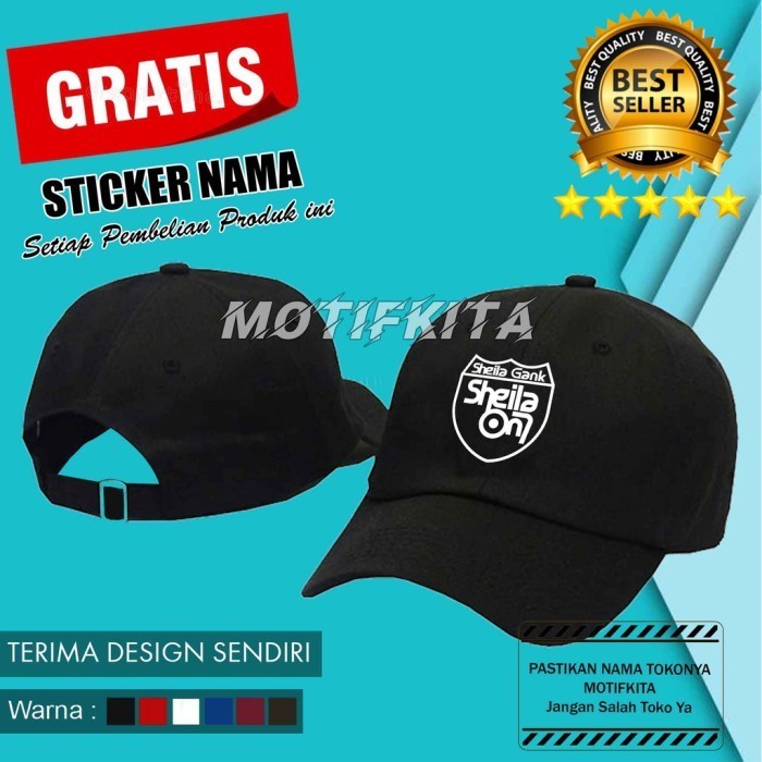 Garansi (0_0) KEREN  Topi Baseball SHEILA GANK SHEILA ON 7 Pria Wanita