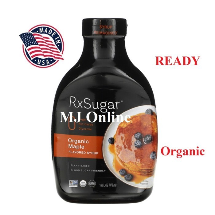 

RxSugar Organic Pancake Syrup Maple Flavored 475 gr