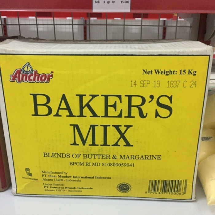 

Bakers Mix 15kg (grab / gojek only)