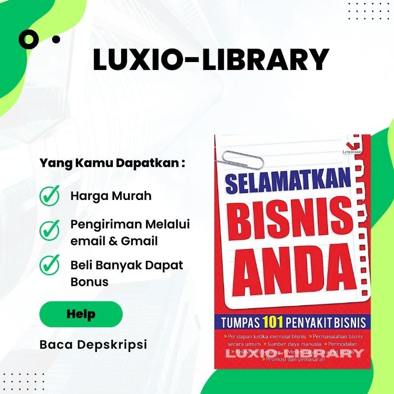 

Selamatkan Bisnis Anda Tumpas 101 Penyakit Bisnis