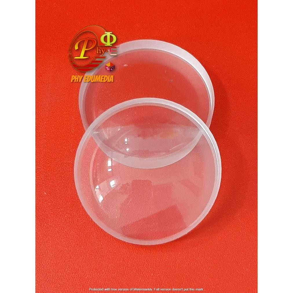 Segera Lensa Cekung / Lens Double Concave / Double Cekung Lensa Fokus 10 Cm Diameter 50 Mm