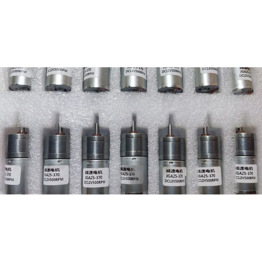 MOTOR DC GEARBOX 12V 500 RPM JGA25-370