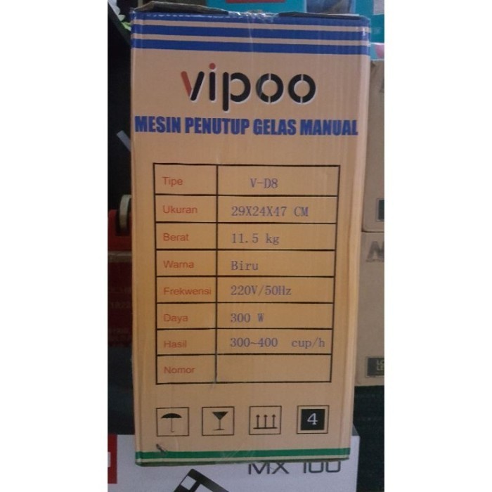 Mesin Cup Sealer Vipoo Press Gelas Plastik