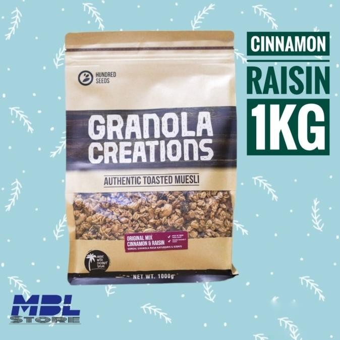 

Granola Creation Cinamon Raisin Kayu Manis 1Kg