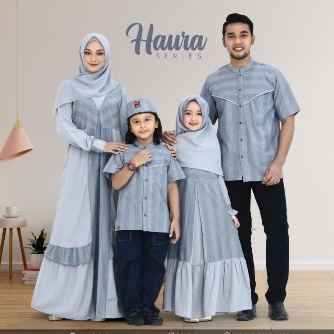 Sarimbit Keluarga Keke Seri Haura Grey Terbaik