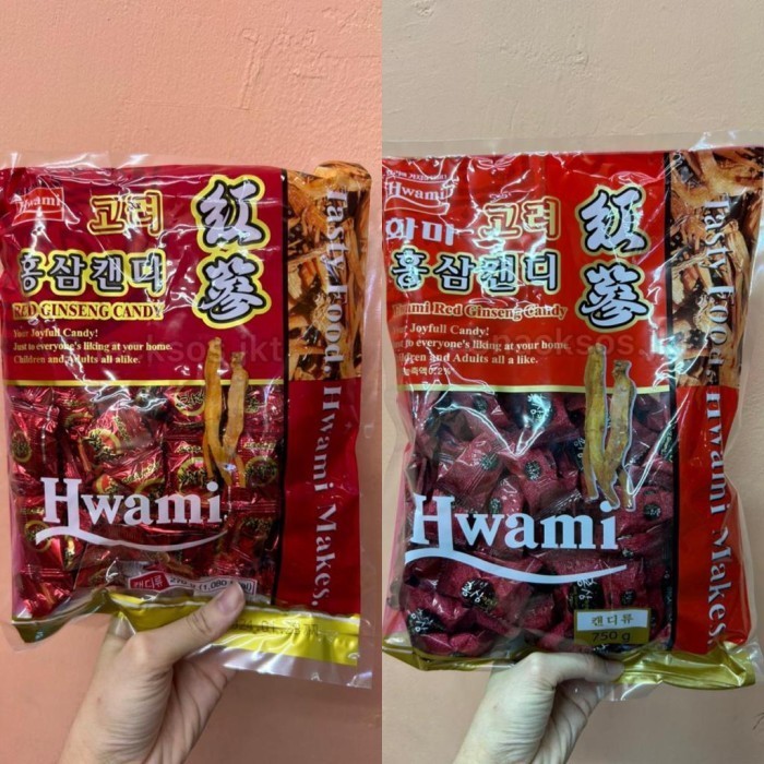 

Hwami Red Ginseng Candy Permen Rasa Ginseng Merah Korea