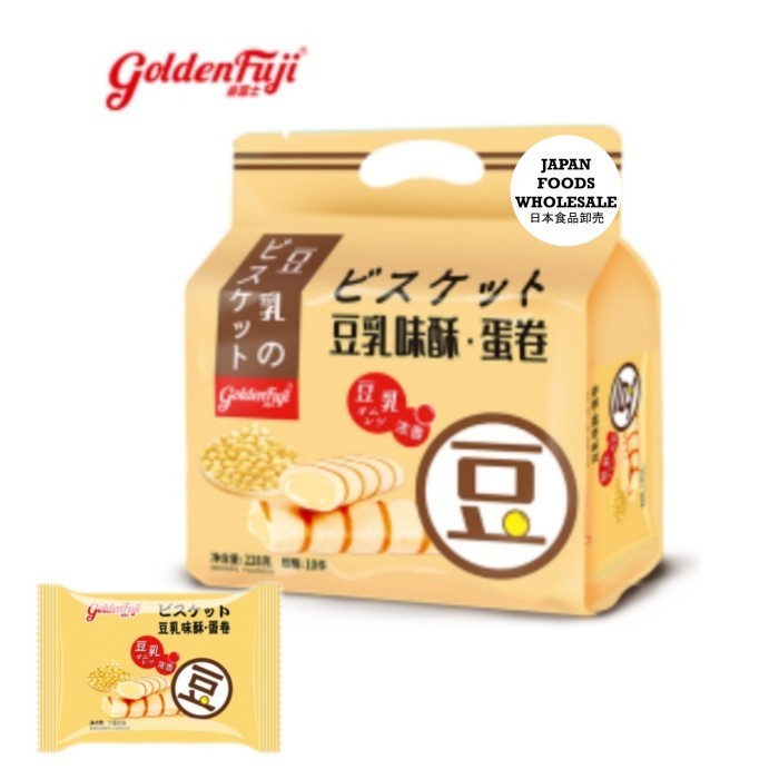 

Golden Fuji Soybean Milk Flavor / Biscuit / Cemilan Impor / Crepes