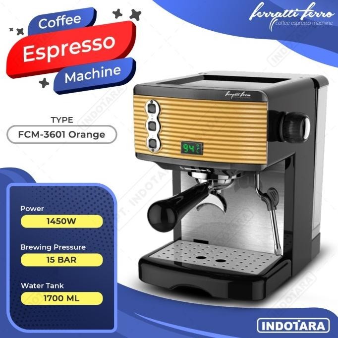 Ferratti Ferro Espresso Machine FCM3601