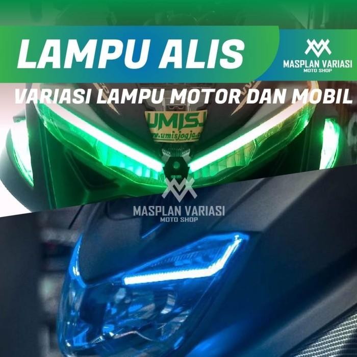 LAMPU ALIS DRL FLAXIBLE UNTUK MOTOR DAN MOBIL PANJANG 30CM