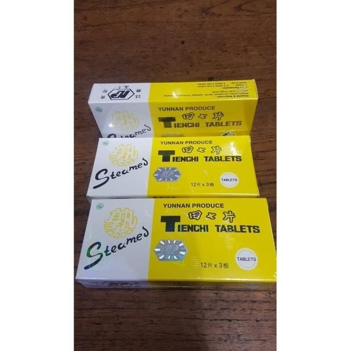 New Tianchi / Tienchi Steamed (kuning) 36 tablet - Tinggi Badan Anak