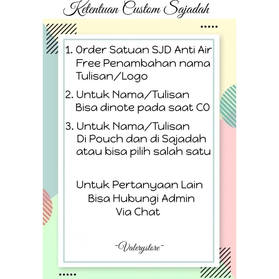 Sale Sejadah Traveling Premium Custom Nama Sajadah Travel Anti Air Grosir