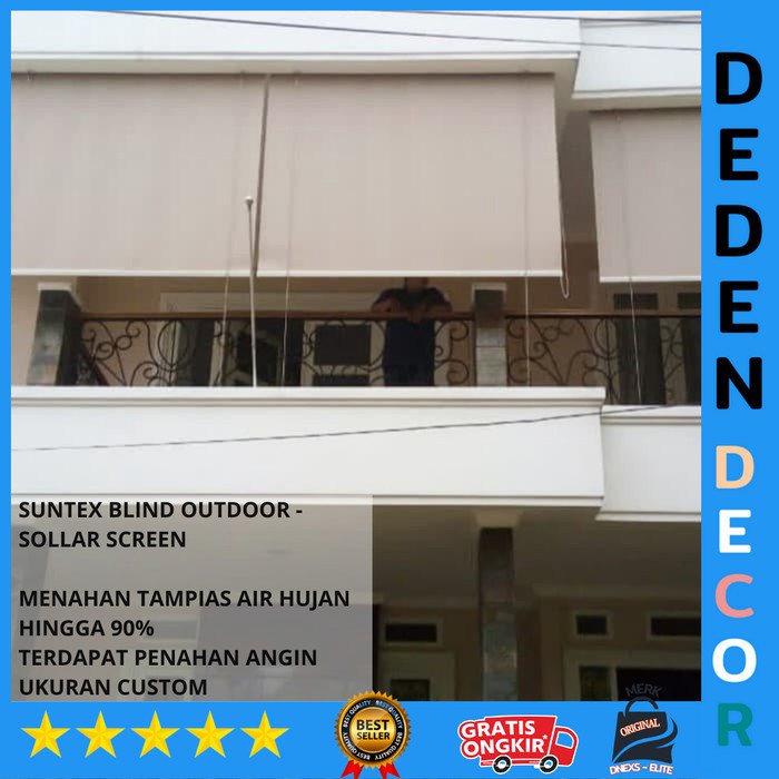 Suntex Blind Tirai Outdoor Tampias Hujan