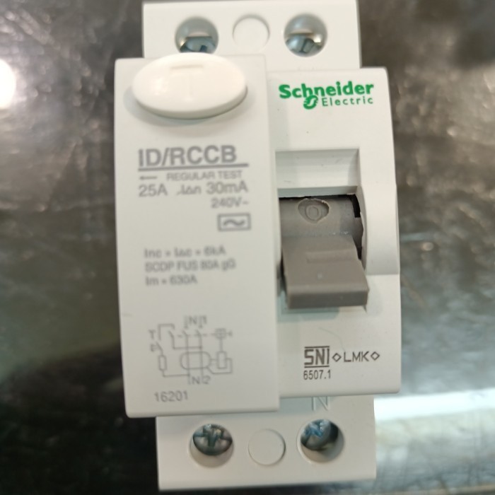ELCB/RCCB 2P 25A 30ma Schneider