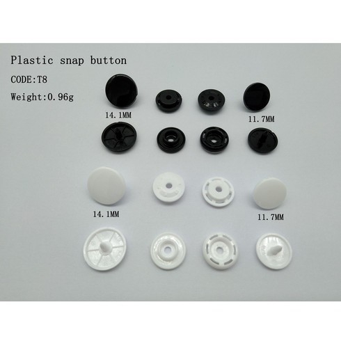 Terlaris Kancing Cetet Knop Plastik Snap Button T3, T5, T8 Kam 60 Pcs Promo Terbaru