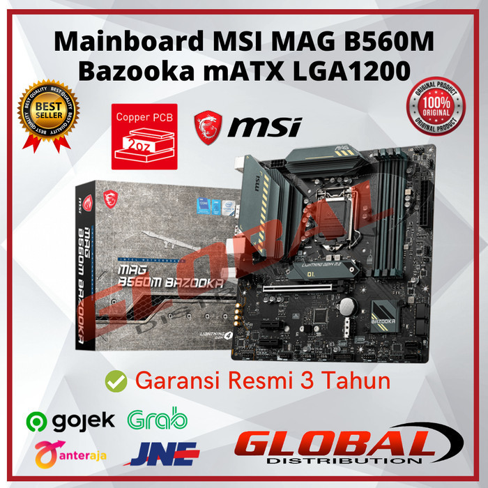 New Mainboard Msi Mag B560M Bazooka - Matx Lga1200 - Msi B560M Bazooka
