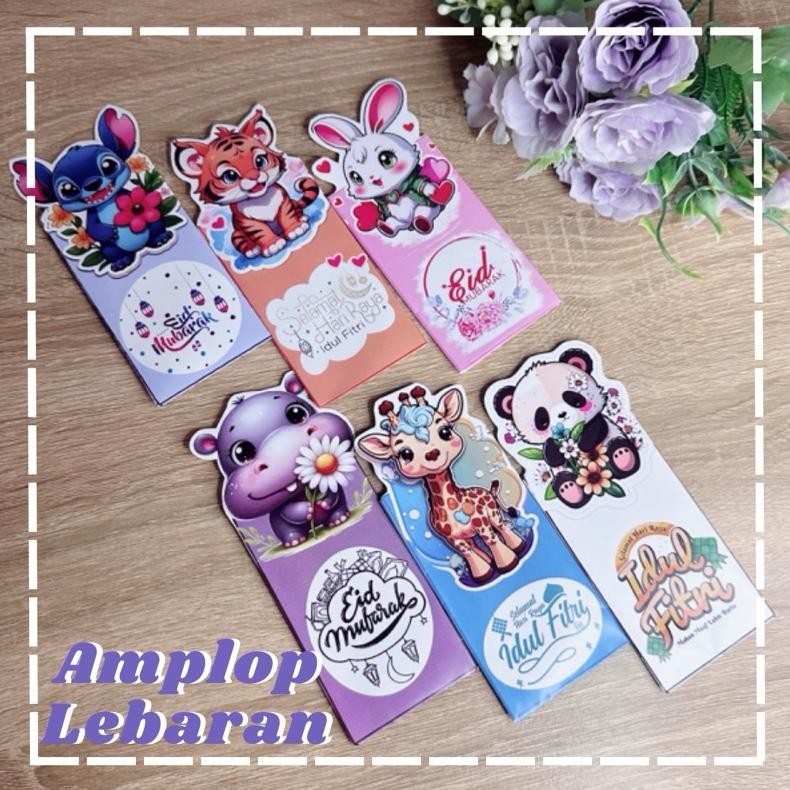 

New Arrival Amplop Lebaran 2024 Motif Hewan (Isi 6 Pcs) Jaminan Original
