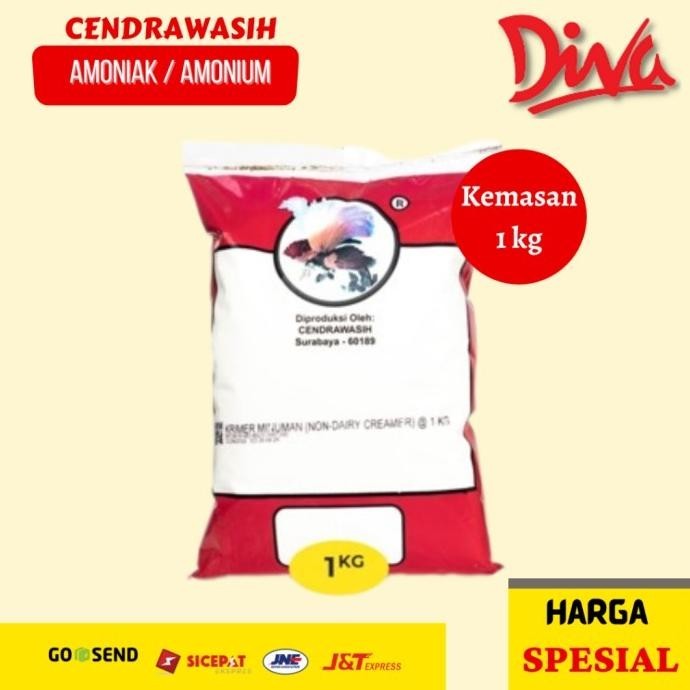 

Produk Unggulan] Amonia kue Pengembang kue kemasan repack 250 gr | 500 gr | 1 kg