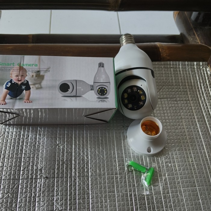 Baru camera cctv wifi lampu v380 pro