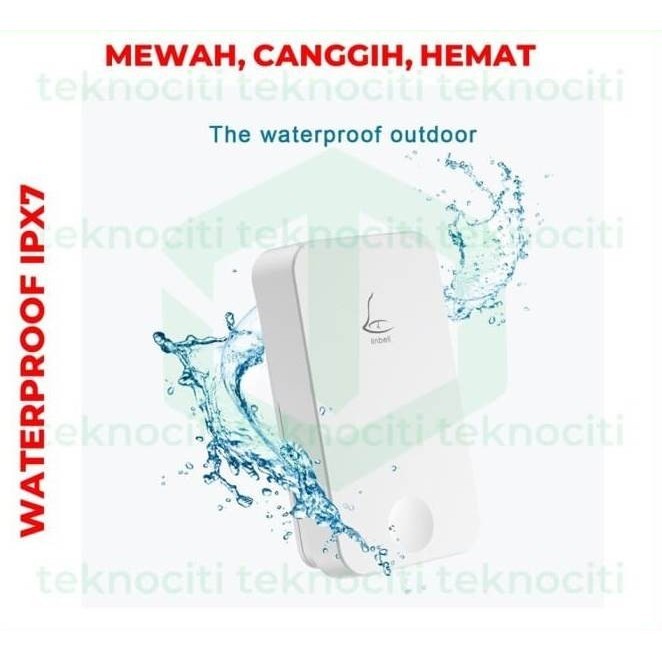 New Bel Rumah Wireless Bell Pintu Doorbell Bel Tanpa Baterai