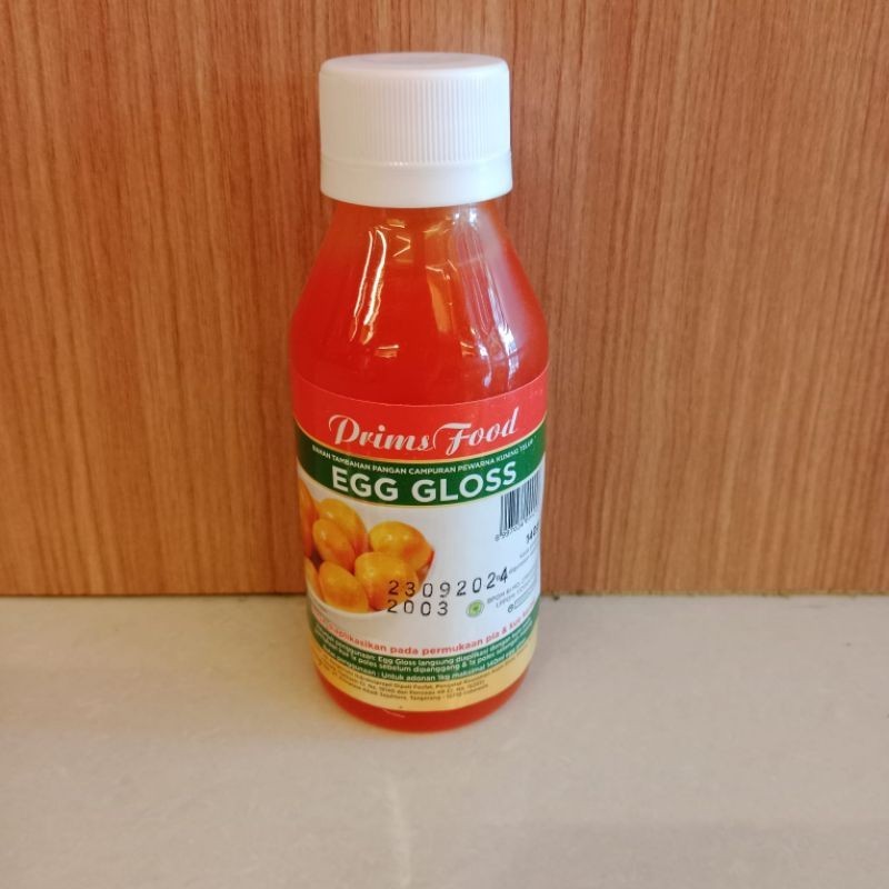 

Egg Glose Prims Food 140 Gram, Untuk Olesan Nastar Agar tidak Mudah Retak
