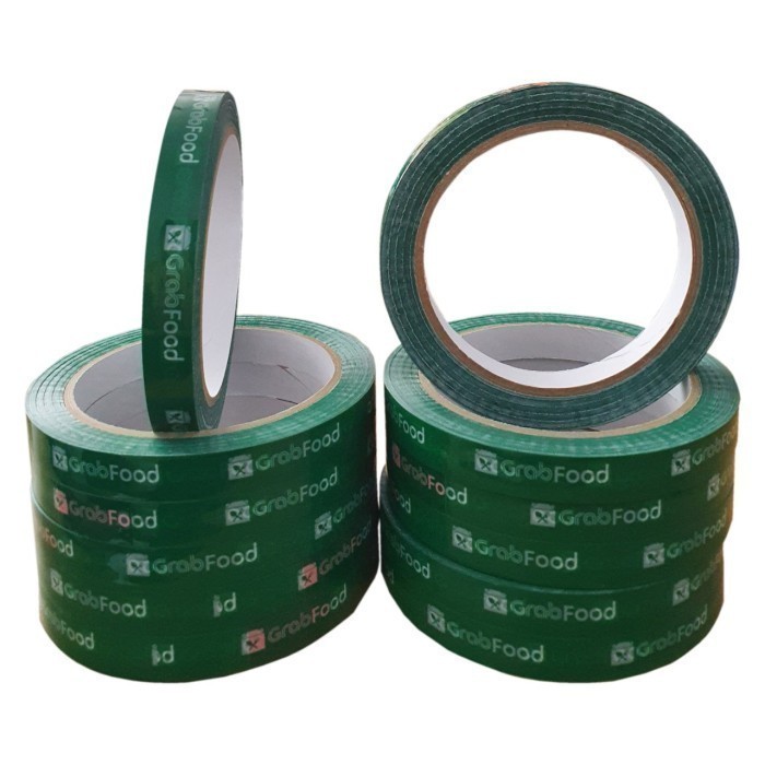 

LAKBAN MAKANAN / ISOLASI GRABFOOD 12MM X 80YARD HOKI TAPE GRATIS ONGKIR