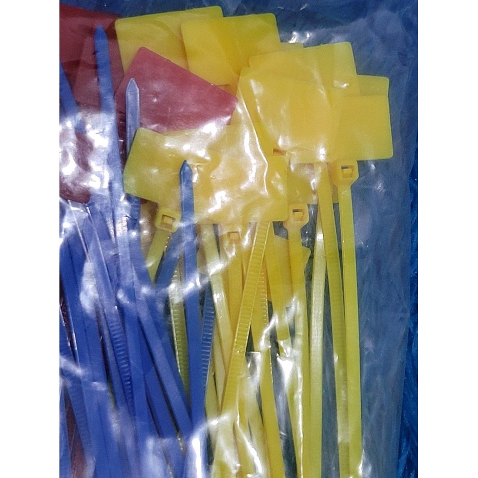 

MAKER TIE 4 WARNA 15CMX3MM PJG 15CM PENGIKAT KABEL LABEL / CABLE TIES DIJAMIN GRATIS ONGKIR
