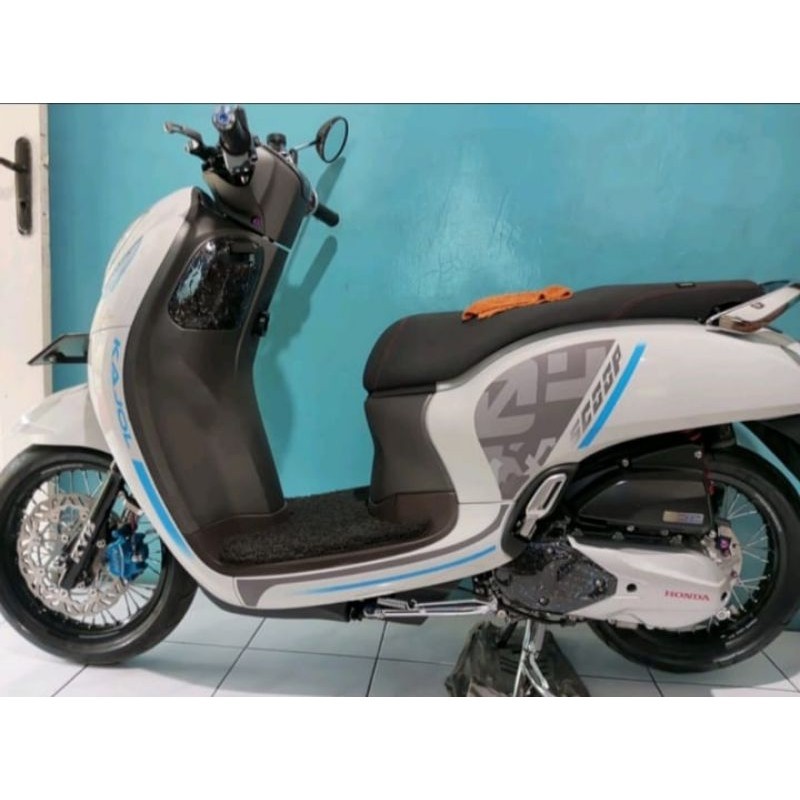 STRIPING STICKER TRANSPARAN SCOOPY 2021-2022-2023 DESIGN MOTIF ORIGINAL