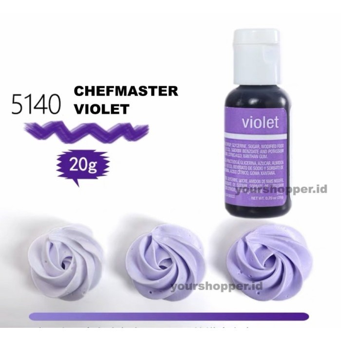 

Terbaru Violet Chefmaster Liqua-Gel Food Coloring Promo Terlaris