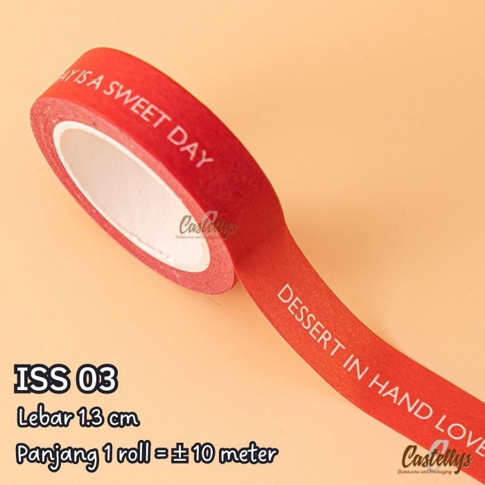

Buruan beli] Isolasi Selotip Tape ISS Toples Kue Kering Nastar Hampers Cookies