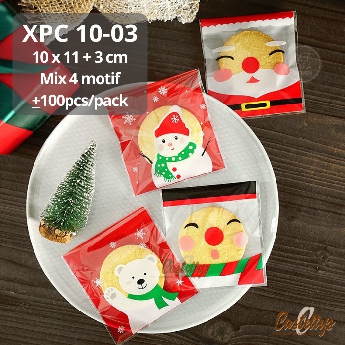 

$$$$] Plastik Cookies Perekat XPC 10-03 Kue Kering Nastar Natal Christmas