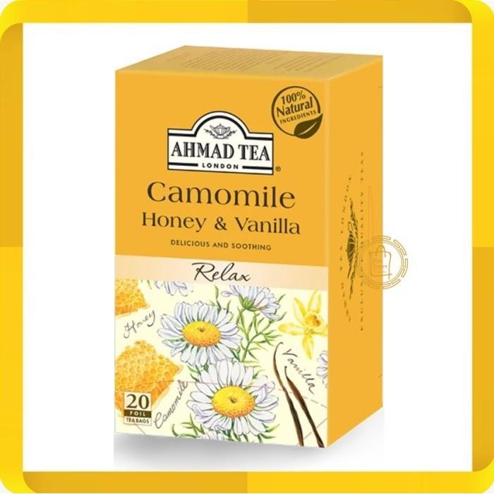 

AHMAD TEA CAMOMILE HONEY VANILLA INFUSION 30G TEH KAMOMILE MADU VANILA Best Seller