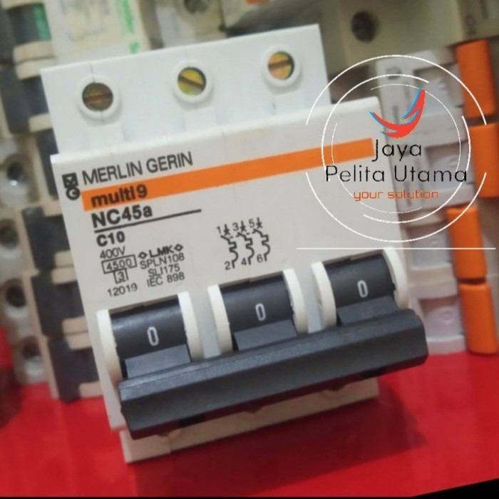 Terbaru Mcb Schneider Merlin Gerin 3Phase 6-10-16-20-25-32-40A Promo Terlaris
