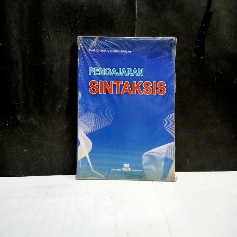 

Buku Pengajaran Sintaksis - Prof. Dr. Henry Guntur Tarigan