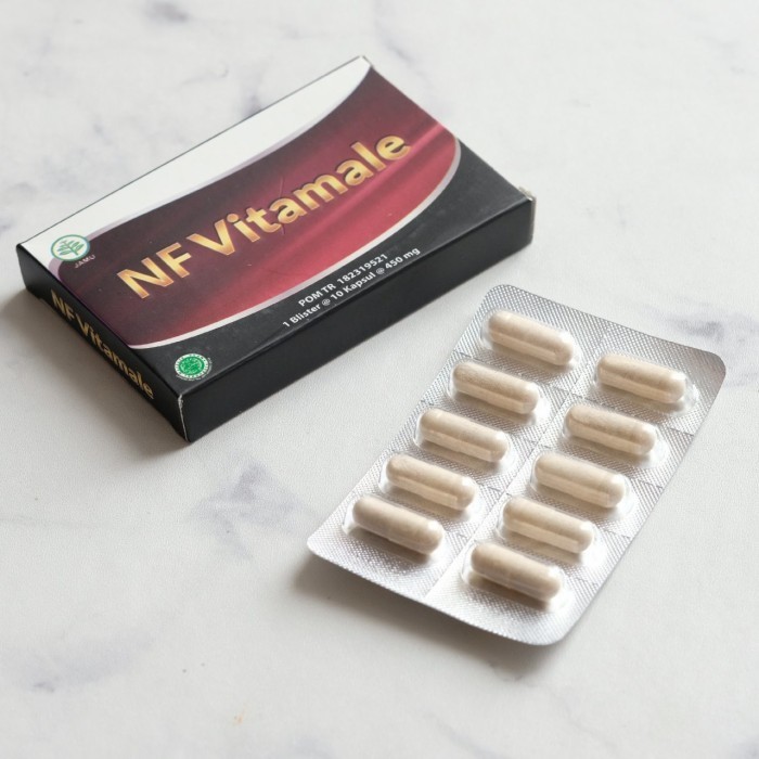 

Obat Nf Vitamele Asli Herbal Alami Mengandung Gingseng Isi 10 Kapsul
