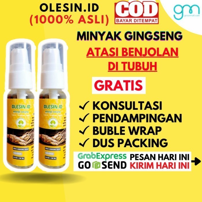 

Terlaris Olesin Id Minyak Gingseng Oles Treatment Obat Herbal Benjolan