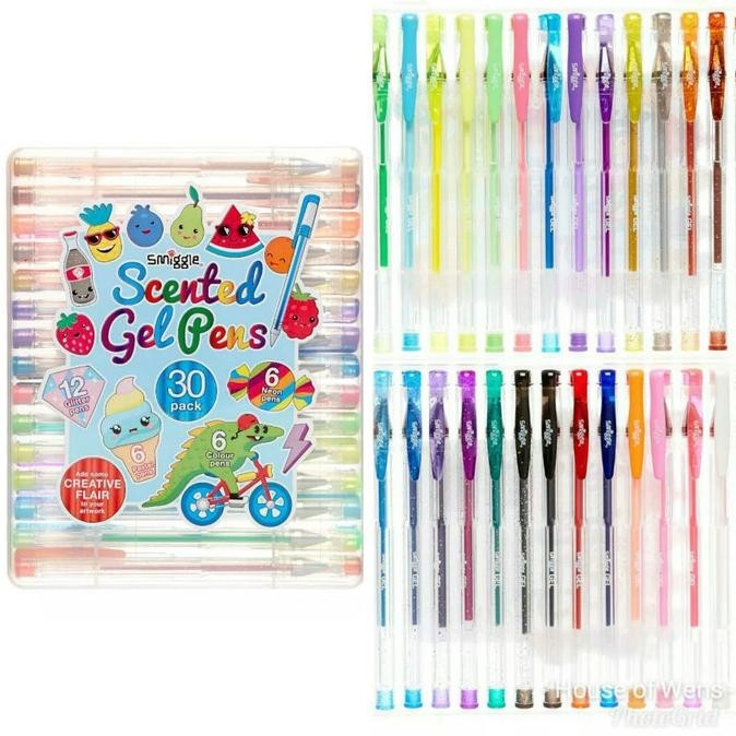 

Special Price Smiggle Scented Gel Pens X30 - Pulpen Gel Smiggle Isi 30